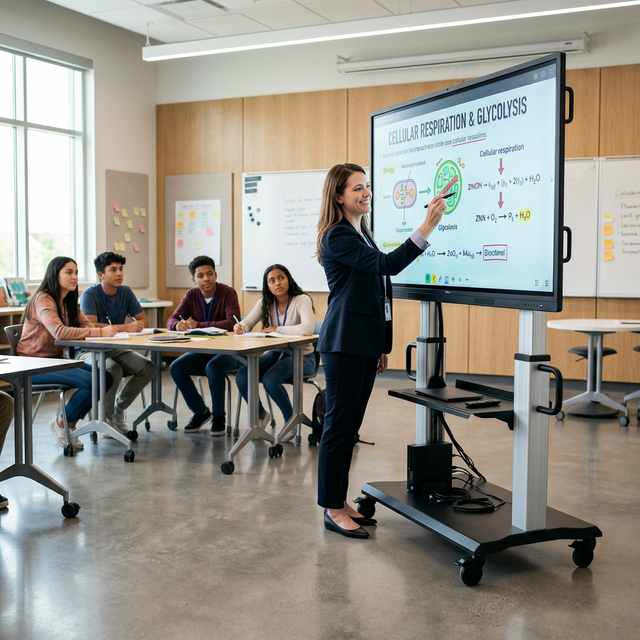 Soportes y carros móviles